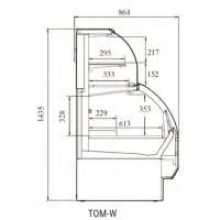 Витрина холодильная Turbo Air TOM-W-40SB-UF